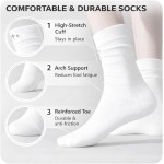 6er-Pack ultradünne Baumwoll-Kleidersocken für Damen, Hosensocken mit glatter Zehennaht, atmungsaktiv (passend für US-Größe 5–10) 6er-Pack ultradünne Baumwoll-Kleidersocken für Damen, Hosensocken mit glatter Zehennaht, atmungsaktiv (passend für US-Größe 5–10)