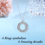 IEFLIFE Geburtstagsgeschenke für Frauen, Geburtstagsketten aus Sterlingsilber, Halskette zum 40. 50. 60. 70. 80. 90. Geburtstag, 40. 50. 60. 70. 80. 90. Geburtstagsgeschenke, 4. 5. 6. 7. 8. 9. Jahrzehnt Geburtstagsschmuck für Frauen IEFLIFE Geburtstagsgeschenke für Frauen, Geburtstagsketten aus Sterlingsilber, Halskette zum 40. 50. 60. 70. 80. 90. Geburtstag, 40. 50. 60. 70. 80. 90. Geburtstagsgeschenke, 4. 5. 6. 7. 8. 9. Jahrzehnt Geburtstagsschmuck für Frauen