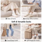 6er-Pack ultradünne Baumwoll-Kleidersocken für Damen, Hosensocken mit glatter Zehennaht, atmungsaktiv (passend für US-Größe 5–10) 6er-Pack ultradünne Baumwoll-Kleidersocken für Damen, Hosensocken mit glatter Zehennaht, atmungsaktiv (passend für US-Größe 5–10)