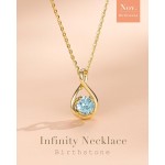 FANCIME Geburtsstein-Halsketten für Frauen, edler Schmuck, Sterlingsilber, zierlicher Unendlichkeitsanhänger, Jahrestag, Geburtstag, Valentinstag, Geschenke für Sie, Frau, Mutter, Tochter, Kette 40,6 cm + 5,1 cm verlängert FANCIME Geburtsstein-Halsketten für Frauen, edler Schmuck, Sterlingsilber, zierlicher Unendlichkeitsanhänger, Jahrestag, Geburtstag, Valentinstag, Geschenke für Sie, Frau, Mutter, Tochter, Kette 40,6 cm + 5,1 cm verlängert
