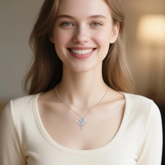 Für immer Liebe Herz-Halsketten, Geschenk für Frauen, Ehefrau, Freundin, Hochzeitstag, Geburtstag, Muttertagsgeschenke für Mama, Mutter Für immer Liebe Herz-Halsketten, Geschenk für Frauen, Ehefrau, Freundin, Hochzeitstag, Geburtstag, Muttertagsgeschenke für Mama, Mutter