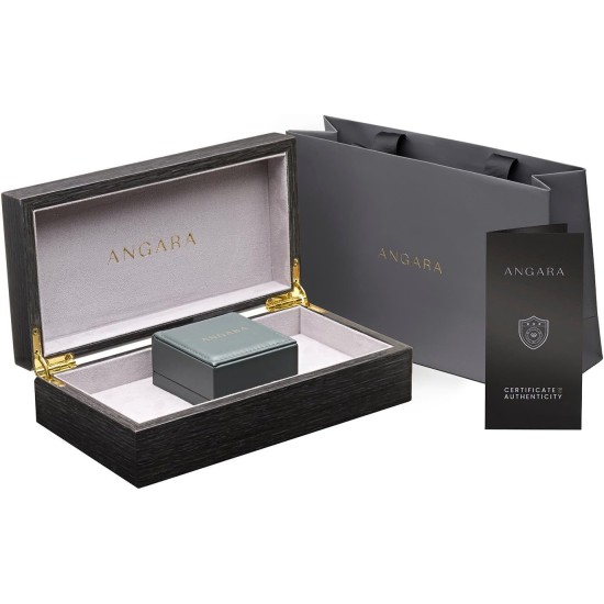 Angara Natürlicher Smaragd-Solitär-Anhänger für Frauen |