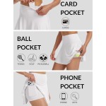 Damen-Tennisröcke mit Shorts, hoch tailliert, plissiert, zum Laufen, lässig, Pickleball-Golfröcke mit Taschen Damen-Tennisröcke mit Shorts, hoch tailliert, plissiert, zum Laufen, lässig, Pickleball-Golfröcke mit Taschen