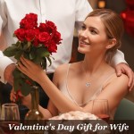 CDE Valentinstagsgeschenk Forever Love Herz-Halsketten für Frauen, Hochzeitstag, Geburtstag, Mütter, Weihnachtsgeschenke für Mutter, Mutter, Ehefrau, S925-Silberschmuck mit Geburtsstein-Anhänger CDE Valentinstagsgeschenk Forever Love Herz-Halsketten für Frauen, Hochzeitstag, Geburtstag, Mütter, Weihnachtsgeschenke für Mutter, Mutter, Ehefrau, S925-Silberschmuck mit Geburtsstein-Anhänger