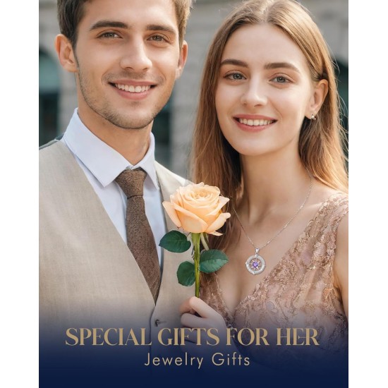 FANCIME Kompass-Halskette für Damen, Sterlingsilber, Kompass-Schmuck, Opal-Anhänger, feiner Schmuck, Edelstein, Geburtstag, Muttertag, Geschenke für Ehefrau, Frauen, Sie FANCIME Kompass-Halskette für Damen, Sterlingsilber, Kompass-Schmuck, Opal-Anhänger, feiner Schmuck, Edelstein, Geburtstag, Muttertag, Geschenke für Ehefrau, Frauen, Sie