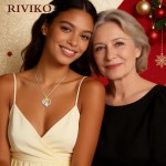 RIVIKO Valentinstagsgeschenke für Sie – Halskette mit Geburtsstein „Sonnenblume“ für Frauen, Herzanhänger aus 925er-Sterlingsilber, Jubiläums-Geburtstagsgeschenke für Frauen, Schmuck mit Geburtssteinen für Ehefrau und Mutter