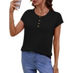 Rapbin Kurzarmpullover für Damen, Frühlingsoberteil, weißes Oberteil, Rundhalsausschnitt, Business-Casual-Outfits, Hemden, T-Shirts, 2026, Mode, S