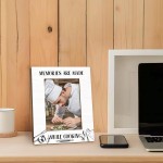 Cooking Gifts Picture Frame 5x7, Chef Gifts Photo Frame, Gift for Chef Cook CookingLover Hostess, Memories are Made While Cooking Wooden Picture Photo Frames for Desk Home Room Decor