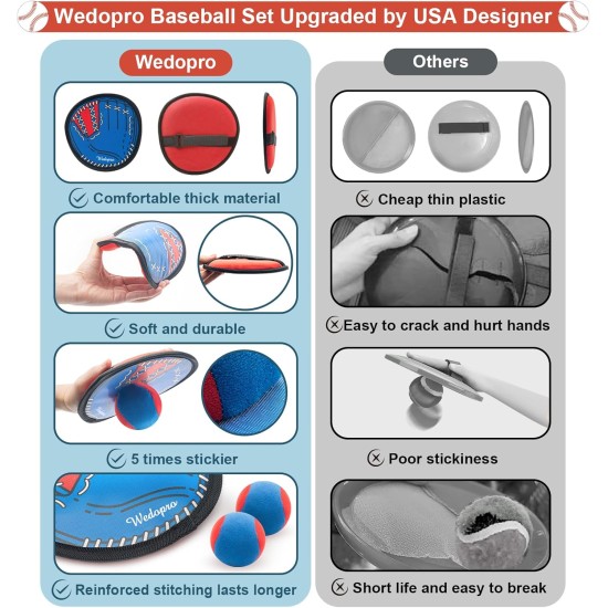 Wurf- und Fangballspiel, Baseballhandschuh- und Fangballspielzeug für Kinder, Outdoor-Spiele für die Familie, Spielzeug für den Strand, Hof, Pool draußen, Geburtstags-Ostergeschenk für Jungen und Mädchen im Alter von 3 4 5 6 7 8–12 Jahren Wurf- und Fangballspiel, Baseballhandschuh- und Fangballspielzeug für Kinder, Outdoor-Spiele für die Familie, Spielzeug für den Strand, Hof, Pool draußen, Geburtstags-Ostergeschenk für Jungen und Mädchen im Alter von 3 4 5 6 7 8–12 Jahren