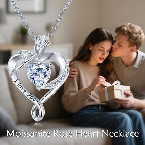 Für immer Liebe Herz-Halsketten, Geschenk für Frauen, Ehefrau, Freundin, Hochzeitstag, Geburtstag, Muttertagsgeschenke für Mama, Mutter Für immer Liebe Herz-Halsketten, Geschenk für Frauen, Ehefrau, Freundin, Hochzeitstag, Geburtstag, Muttertagsgeschenke für Mama, Mutter