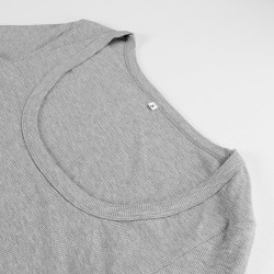 Artfish Damen-Top mit quadratischem Ausschnitt, langen Ärmeln, gerippt, schmal geschnitten, lässig, Basic, bauchfrei