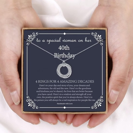 IEFLIFE Geburtstagsgeschenke für Frauen, Geburtstagsketten aus Sterlingsilber, Halskette zum 40. 50. 60. 70. 80. 90. Geburtstag, 40. 50. 60. 70. 80. 90. Geburtstagsgeschenke, 4. 5. 6. 7. 8. 9. Jahrzehnt Geburtstagsschmuck für Frauen IEFLIFE Geburtstagsgeschenke für Frauen, Geburtstagsketten aus Sterlingsilber, Halskette zum 40. 50. 60. 70. 80. 90. Geburtstag, 40. 50. 60. 70. 80. 90. Geburtstagsgeschenke, 4. 5. 6. 7. 8. 9. Jahrzehnt Geburtstagsschmuck für Frauen