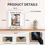 Cooking Gifts Picture Frame 5x7, Chef Gifts Photo Frame, Gift for Chef Cook CookingLover Hostess, Memories are Made While Cooking Wooden Picture Photo Frames for Desk Home Room Decor