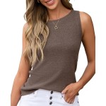 Arach&Cloz Damen-Pullover aus Wollmischung, nicht durchsichtig, Ganzjahres-Business-Casual-Tanktop 2026