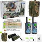 Walkie-Talkies für Kinder, Spielzeug für Jungen ab 5 Jahren, Outdoor-Spielzeug, 2-Wege-Radio, 22 Kanäle, 3 Meilen Reichweite, für Camp-Jagd, Abenteuerspiel, Geburtstag, Geschenke für Jungen im Alter von 6, 7, 8, 9 und 10 Jahren (blau)