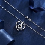 AGVANA Schmuck mit Geburtsstein Oktober, rosa Turmalin-Halskette für Frauen, Halskette mit Herz-Rosen-Blumen-Anhänger aus Sterlingsilber, Jahrestag, Geburtstag, Geschenke für Frauen, Ehefrau, Sie AGVANA Schmuck mit Geburtsstein Oktober, rosa Turmalin-Halskette für Frauen, Halskette mit Herz-Rosen-Blumen-Anhänger aus Sterlingsilber, Jahrestag, Geburtstag, Geschenke für Frauen, Ehefrau, Sie