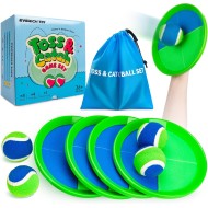 EVERICH TOY Verbessertes Wurf- und Fangball-Spielset, Osterkorbfüller, Outdoor-Spiele für Kinderspielzeug, Strand-Pool-Spielzeug, draußen, Familien-Hofspiele, Ostergeschenke für Jungen und Mädchen im Alter von 3 4 5 6 7 8–12 Jahren