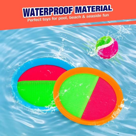 Wurf- und Fangball-Spielset – Outdoor- und Indoor-Aktivitätsspielzeug für Kinder – klebriges Paddelball-Spielzeug für Jungen und Mädchen im Alter von 3, 4, 5, 6, 7 und 8–12 Jahren – tolle Spiele für Strand, Pool, Garten – Osterkörbchen-Geschenke Wurf- und Fangball-Spielset – Outdoor- und Indoor-Aktivitätsspielzeug für Kinder – klebriges Paddelball-Spielzeug für Jungen und Mädchen im Alter von 3, 4, 5, 6, 7 und 8–12 Jahren – tolle Spiele für Strand, Pool, Garten – Osterkörbchen-Geschenke