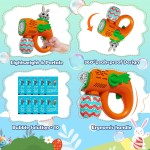 Seifenblasenpistolen-Spielzeug für Kinder, 2er-Pack Hasen-Blasengebläse mit 10 Nachfüllungen für Seifenblasenlösung, automatische Seifenblasenmaschine für Kleinkinder ab 3 Jahren, Party im Freien und Ostergeschenke für Jungen und Mädchen Seifenblasenpistolen-Spielzeug für Kinder, 2er-Pack Hasen-Blasengebläse mit 10 Nachfüllungen für Seifenblasenlösung, automatische Seifenblasenmaschine für Kleinkinder ab 3 Jahren, Party im Freien und Ostergeschenke für Jungen und Mädchen