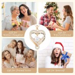 Geburtsstein-Herz-Halsketten für Frauen, Unendlichkeits-Anhänger aus S925-Sterlingsilber, Schmuck für Frauen, Hochzeitstag, Geburtstag, Muttertagsgeschenke für Mutter, Mutter, Ehefrau, Freundin