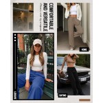 Neer 3er-Pack Damen-Jogginghosen mit Taschen, hoch taillierte, lässige Yoga-Hose, gemütliche Lounge-Jogginghose mit Kordelzug, lockeres, weites Bein Neer 3er-Pack Damen-Jogginghosen mit Taschen, hoch taillierte, lässige Yoga-Hose, gemütliche Lounge-Jogginghose mit Kordelzug, lockeres, weites Bein