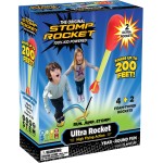 Stomp Rocket Ultra-Raketenwerfer für Kinder, 6 Raketen – lustiges Garten- und Outdoor-Kinderspielzeug, Geschenke für Jungen und Mädchen – hochfliegendes Spielzeug-Schaumstoff-Blaster-Set – verstellbarer Startständer für mehrere Spieler