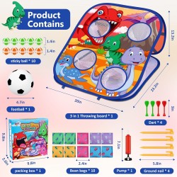 Tierisches Sitzsack-Wurfspiel, Spielzeug für den Außenbereich, Familienparty-Partyzubehör für Kinder, Geschenk für Jungen zum Geburtstag oder Weihnachten für Kleinkinder im Alter von 3 4 5 6 Jahren Tierisches Sitzsack-Wurfspiel, Spielzeug für den Außenbereich, Familienparty-Partyzubehör für Kinder, Geschenk für Jungen zum Geburtstag oder Weihnachten für Kleinkinder im Alter von 3 4 5 6 Jahren