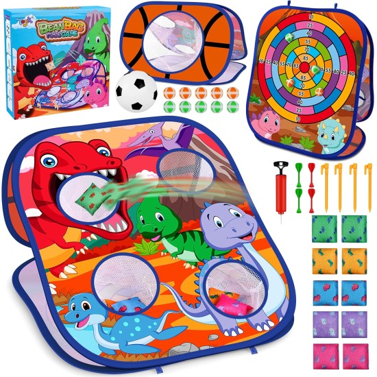 Tierisches Sitzsack-Wurfspiel, Spielzeug für den Außenbereich, Familienparty-Partyzubehör für Kinder, Geschenk für Jungen zum Geburtstag oder Weihnachten für Kleinkinder im Alter von 3 4 5 6 Jahren Tierisches Sitzsack-Wurfspiel, Spielzeug für den Außenbereich, Familienparty-Partyzubehör für Kinder, Geschenk für Jungen zum Geburtstag oder Weihnachten für Kleinkinder im Alter von 3 4 5 6 Jahren