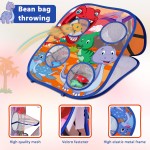 Tierisches Sitzsack-Wurfspiel, Spielzeug für den Außenbereich, Familienparty-Partyzubehör für Kinder, Geschenk für Jungen zum Geburtstag oder Weihnachten für Kleinkinder im Alter von 3 4 5 6 Jahren Tierisches Sitzsack-Wurfspiel, Spielzeug für den Außenbereich, Familienparty-Partyzubehör für Kinder, Geschenk für Jungen zum Geburtstag oder Weihnachten für Kleinkinder im Alter von 3 4 5 6 Jahren